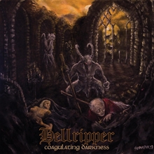 Picture of Coagulating Darkness (Gold Vinyl) (LP)  by Hellripper