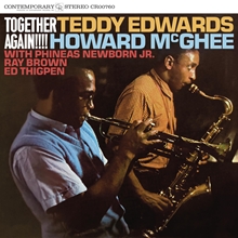 Picture of TOGETHER AGAIN (LP) by TEDDY EDWARDS/HOWARD MCGHEE