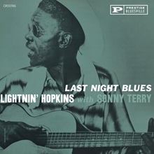 Picture of LAST NIGHT BLUES (LP) by LIGHTNIN HOPKINS/SONNY TERRY