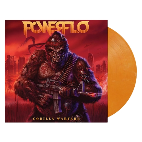 Picture of Gorilla Warfare (Magenta / Yellow Merge Lp) (LP)  by Powerflo