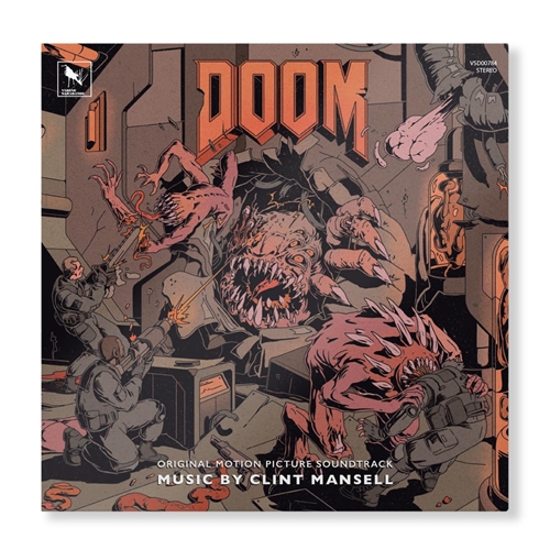 Picture of DOOM (ORIG MOTION PICT. SOUNDTRACK)(2LP)  by CLINT MANSELL