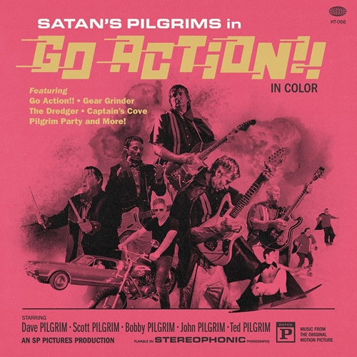 Picture of Go Action!! (Metallic Gold Vinyl) (LP)  by Satan'S Pilgrims