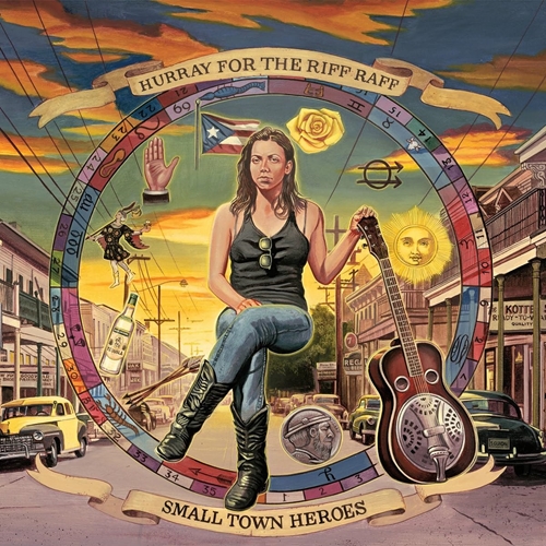 Picture of SMALL TOWN HEROES (PINK VINYL)(LP)  by HURRAY FOR THE RIFF RAFF