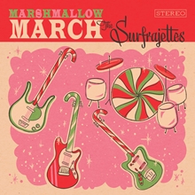 Picture of The Surfrajettes Marshmallow March / All I Want For Christmas Is You (7 Inch Vinyl Single) (LP)  by The Surfrajettes