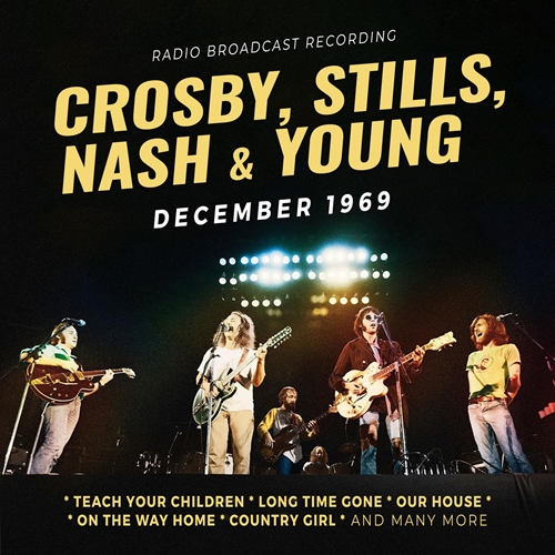 Picture of December 1969 (Limited Yellow Coloured Vinyl) (LP) by Crosby, Stills, Nash & Young