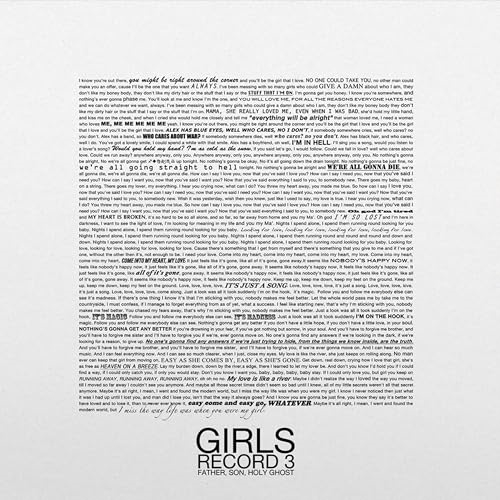 Picture of FATHER, SON, HOLY GHOST (LP) by GIRLS