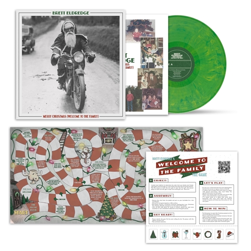 Picture of MERRY CHRISTMAS (WELCOME TO THE FAMILY)(EVERGREEN VINYL)(LP) by BRETT ELDREDGE