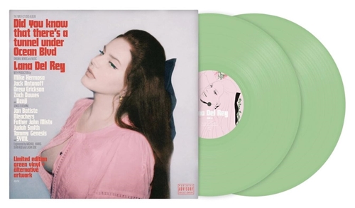 Picture of Did you know that there's a tunnel under Ocean Blvd Limited Edition Light Green Alt Cover  by Lana Del Rey