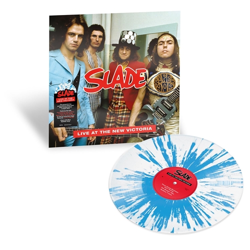 Picture of LIVE AT THE NEW VICTORIA (Ltd. Ed. Clear & Blue Splatter Vinyl)(2LP)  by SLADE