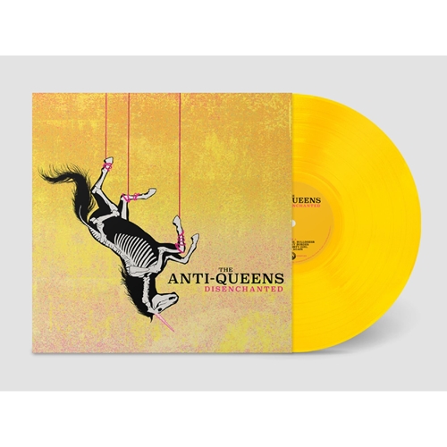 Picture of DISENCHANTED (Sakura Pink Swirl) (LP)  by THE ANTI-QUEENS