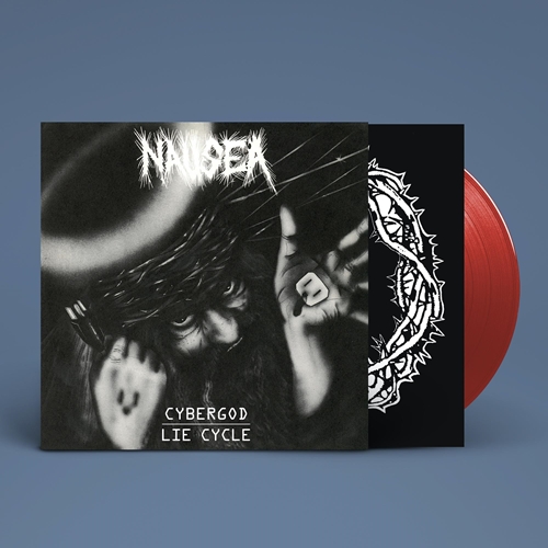 Picture of Cybergod / Lie Cycle (Transparent Red Vinyl) (LP)  by Nausea