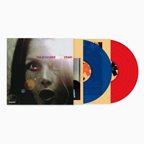 Picture of Munki (Indie Exclusive) (Blue and Red Vinyl)  by Jesus and Mary Chain