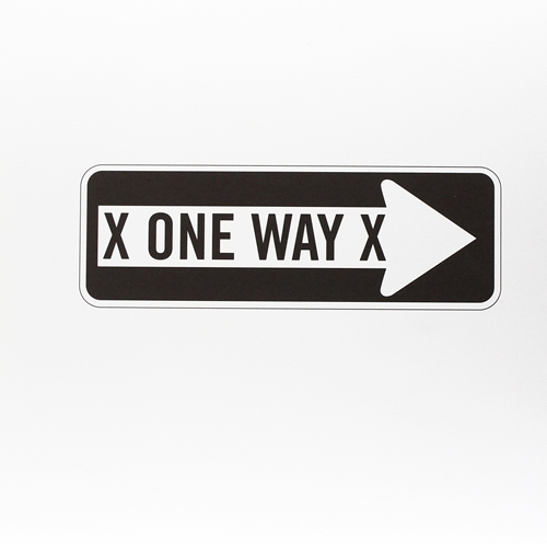 Picture of X ONE WAY X