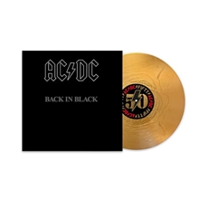 Picture of Back In Black (50th Anniversary Gold Color Vinyl) (LP)  by AC/DC