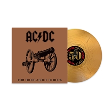 Picture of For Those About To Rock (We Salute You) (50th Anniversary Gold Color Vinyl) (LP)  by AC/DC