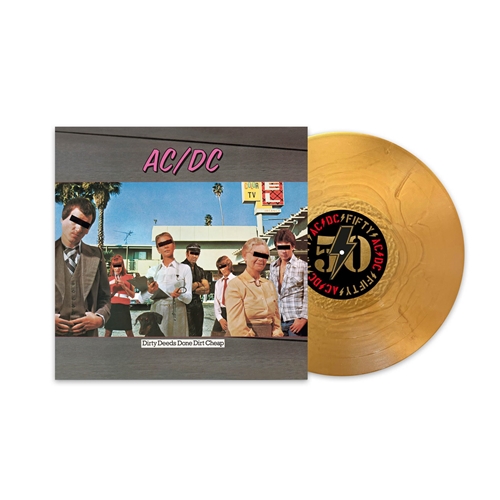 Picture of Dirty Deeds Done Dirt Cheap (50th Anniversary Gold Color Vinyl) (LP)  by AC/DC