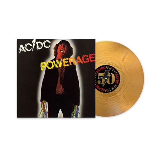 Picture of Powerage (50th Anniversary Gold Color Vinyl) (LP)  by AC/DC