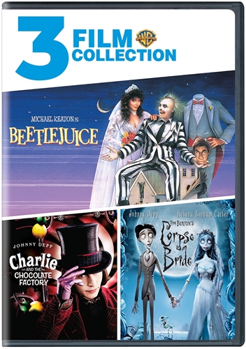 Picture of 3 Film Collection: Beetlejuice / Charlie and the Chocolate Factory / Corpse Bride [DVD]