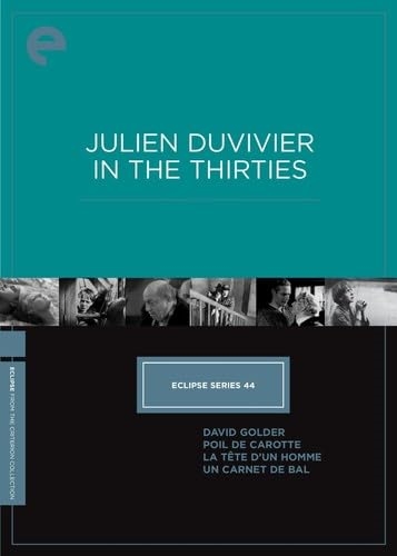 Picture of ECLIPSE 44: JULIEN DUVIVIER IN THE THIRTIES/DVD