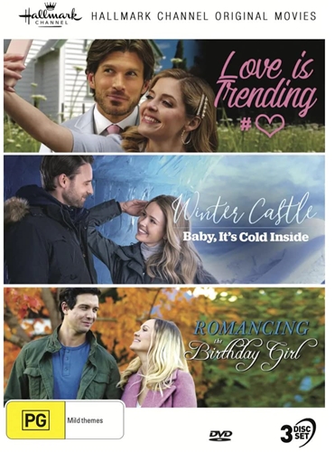 Picture of HALLMARK COLLECTION 17 (LOVE IS TRENDING/WINTER CASTLE: BABY IT'S COLD INSIDE/ROMANCING THE BIRTHDAY GIRL)