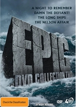 Picture of EPIC DVD COLLECTION TWO (A NIGHT TO REMEMBER/DAMN THE DEFIANT!/THE LONG SHIPS/THE NELSON AFFAIR)