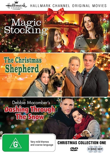 Picture of HALLMARK CHRISTMAS COLLECTION 1 - MAGIC STOCKING, CHRISTMAS SHEPHERD, DASHING THROUGH THE SNOW