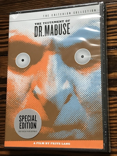 Picture of TESTAMENT OF DR MABUSE/DVD