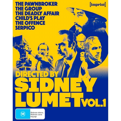 Picture of DIRECTED BY SIDNEY LUMET: VOLUME 1 (THE PAWNBROKER / THE GROUP / THE DEADLY AFFAIR / CHILDS PLAY / THE OFFENCE / SERPICO) (IMPRINT)