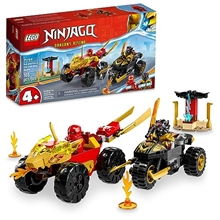 Picture of LEGO-Ninjago-Kai and Ras's Car and Bike Battle