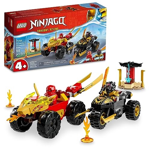 Picture of LEGO-Ninjago-Kai and Ras's Car and Bike Battle