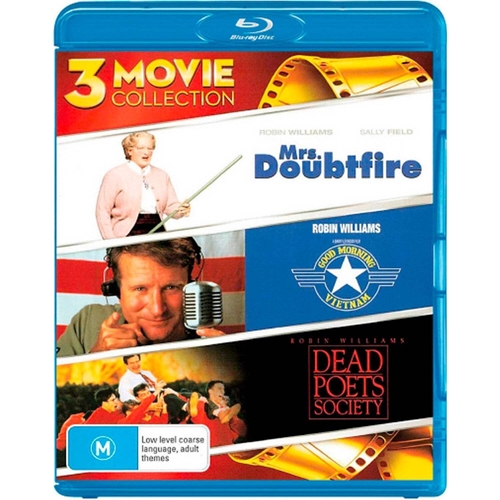 Picture of 3 ROBIN WILLIAMS MOVIE COLLECTION: MRS DOUBTFIRE / GOOD MORNING / DEAD POETS [3 Blu-ray]