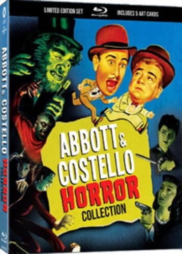 Picture of ABBOTT AND COSTELLO HORROR COLLECTION (1948 - 1955) - LIMITED EDITION 3D LENTICULAR HARDCASE + ART CARDS [5 Blu-ray]