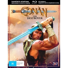 Picture of CONAN THE DESTROYER - LIMITED EDITION BLU-RAY (LENTICULAR HARDCOVER + PHOTO CARDS) [Blu-ray]