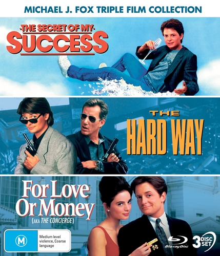 Picture of MICHAEL J FOX FILM COLLECTION: SECRET OF MY SUCCESS/THE HARD WAY/FOR LOVE OR MONEY - BLU-RAY