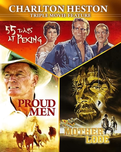 Picture of Charlton Heston Triple Bill - Mother Lode. 55 Days In Peking & Proud Men(Region Free - NO RETURNS)