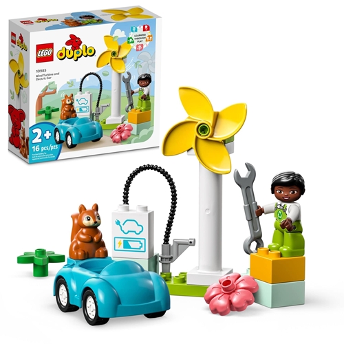 Picture of LEGO-DUPLO Town-Wind Turbine and Electric Car