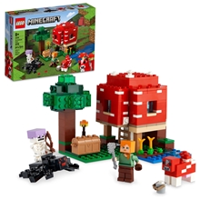 Picture of LEGO-Minecraft-The Mushroom House