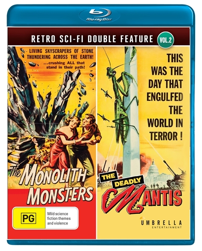 Picture of THE MONOLITH MONSTERS (1957) & THE DEADLY MANTIS (1957) (RETRO/SCI-FI DOUBLE FEATURE #2) BLU-RAY