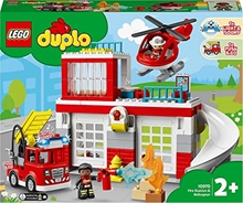 Picture of LEGO-DUPLO Town-Fire Station & Helicopter