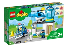 Picture of LEGO-DUPLO Town-Police Station & Helicopter