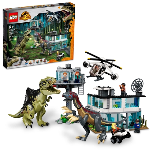 Picture of LEGO-Jurassic World-Giganotosaurus & Therizinosaurus Attack