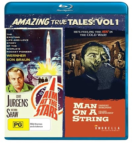 Picture of AMAZING TRUE TALES VOL 1: I AIM AT THE STARS & MAN ON A STRING (BLU-RAY)