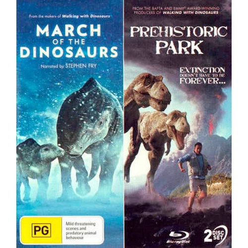 Picture of PREHISTORIC PARK / MARCH OF THE DINOSAURS (BLU RAY)