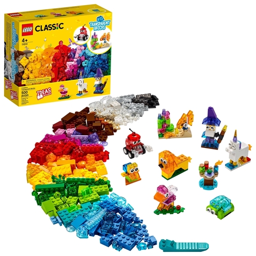 Picture of LEGO-LEGO Classic-Creative Transparent Bricks