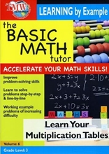 Picture of BASIC MATH TUTOR LEARN YOUR MULTIPLICATION TABLES