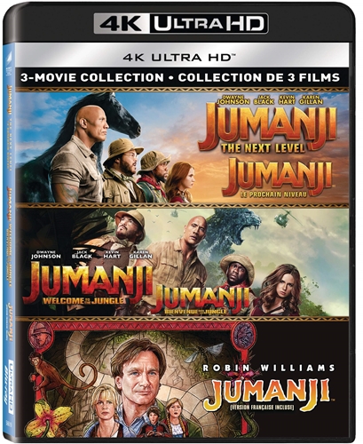 Picture of Jumanji: The Next Level / Jumanji: Welcome To The Jungle / Jumanji 1995 (Special Edition) (Bilingual) [UHD] (D)