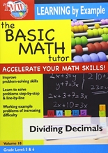 Picture of BASIC MATH TUTOR DIVIDING DECIMALS