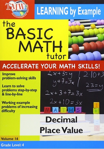 Picture of BASIC MATH TUTOR DECIMAL PLACE VALUE