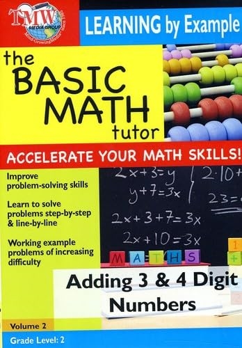 Picture of BASIC MATH TUTOR ADDING 3 & 4 DIGIT NUMBERS