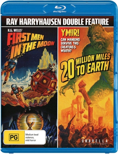 Picture of RAY HARRYHAUSEN'S: FIRST MEN IN THE MOON + 20 MILLION MILES TO EARTH (DOUBLE FEAURE) (BLU-RAY)